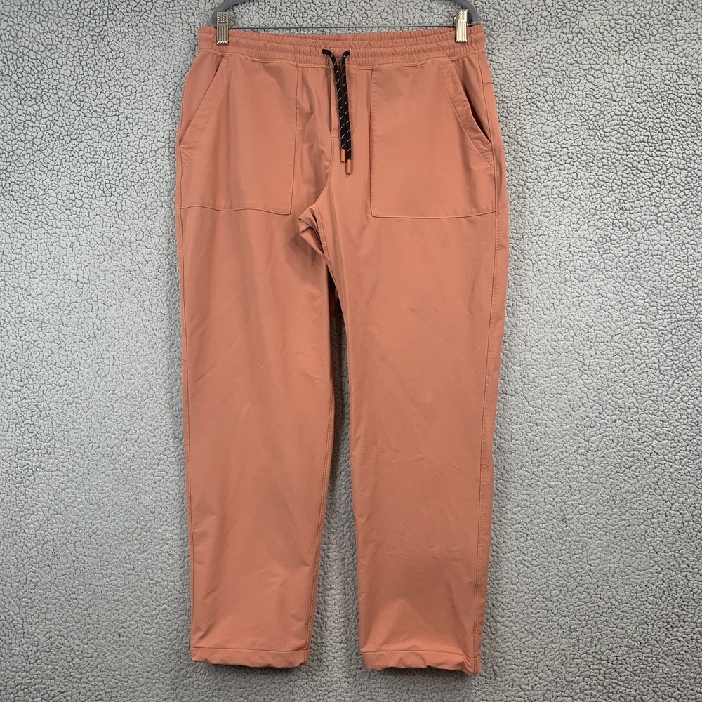 Cotopaxi Veza Adventure Pants Mens XL Light Orange Elastic Waist Hiking Joggers
